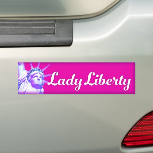 Lady Liberty Bright Mod Autoaufkleber (Auf Auto)
