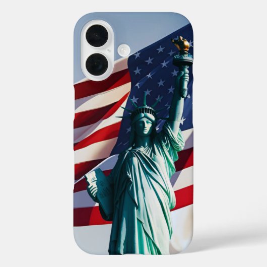 Lady Liberty Case-Mate iPhone Hülle (Rückseite)