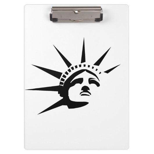 Lady Liberty Clipboard Klemmbrett (Vorderseite)
