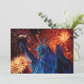 Lady Liberty Einladungen (Stehend Vorderseite)