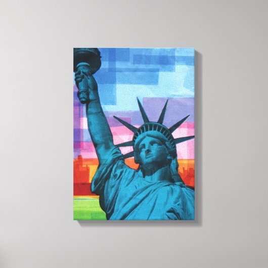 Lady Liberty Fine Art Print Leinwanddruck (Vorderseite)
