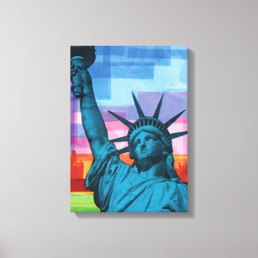 Lady Liberty Fine Art Print Leinwanddruck (Vorderseite)