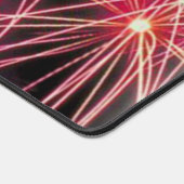 Lady Liberty Fireworks Hintergrundfeier Juli Schreibtischunterlage (Ecke)