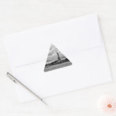 Lady Liberty. Freiheitsstatue, USA Dreieckiger Aufkleber (Umschlag)