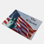 Lady Liberty Fußmatte (Schrägansicht)