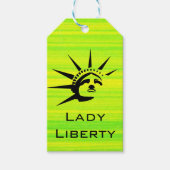 Lady Liberty Geschenkanhänger (Vorderseite)