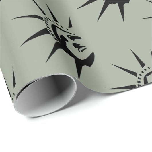 Lady Liberty Geschenkpapier (Rolleneckpunkt)
