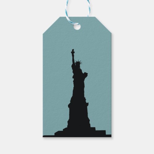 Lady Liberty Gift Tag Geschenkanhänger (Vorderseite)