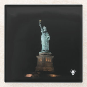 Lady Liberty Glasuntersetzer