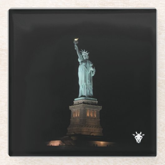 Lady Liberty Glasuntersetzer (Vorderseite)