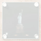 Lady Liberty Glasuntersetzer (Rückseite)