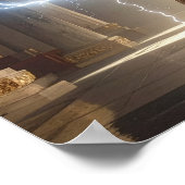 Lady Liberty Goddess Athena Warrior USA Democracy Poster (Ecke)