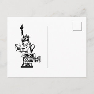 Lady Liberty - Honorarland Postkarte