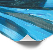 Lady Liberty - ich bin mit ihr (Quadrat) Poster (Ecke)