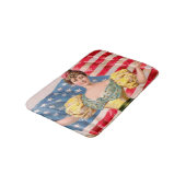Lady Liberty Independence Badematte (Schrägansicht)