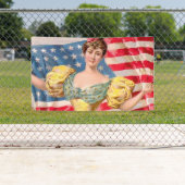 Lady Liberty Independence Banner (Insitu)