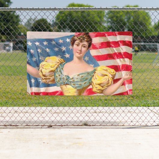 Lady Liberty Independence Banner (Insitu)