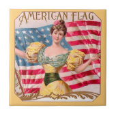 Lady Liberty Independence Fliese (Vorderseite)