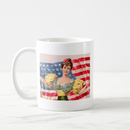 Lady Liberty Independence Kaffeetasse (Links)