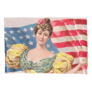 Lady Liberty Independence Kissenbezug