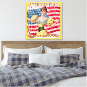 Lady Liberty Independence Leinwanddruck (Insitu (Schlafzimmer))