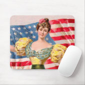 Lady Liberty Independence Mousepad (Mit Mouse)