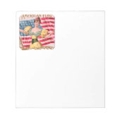 Lady Liberty Independence Notizblock (Vorderseite)