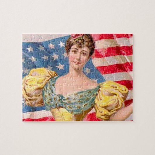 Lady Liberty Independence Puzzle (Horizontal)