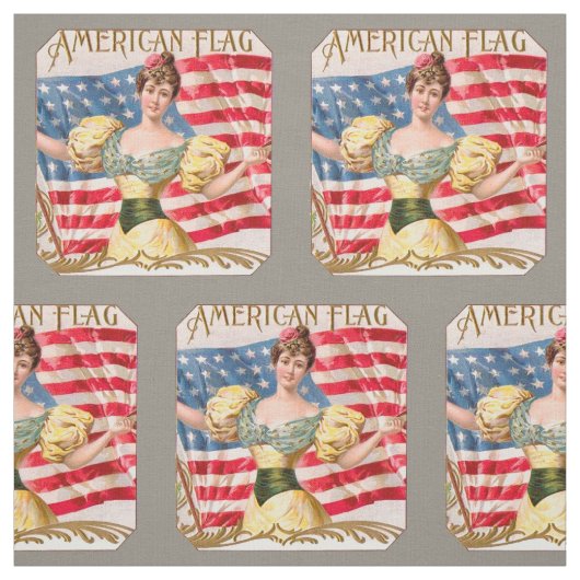 Lady Liberty Independence Stoff (Muster)