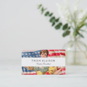 Lady Liberty Independence Visitenkarte (Stehend Vorderseite)