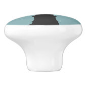 Lady Liberty Keramik Knob Keramikknauf (Seitenansicht)