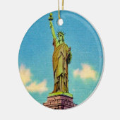 Lady Liberty Keramik Ornament (Links)