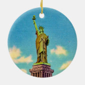 Lady Liberty Keramik Ornament (Hinten)