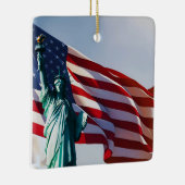 Lady Liberty Keramikornament (Rechts)