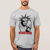 Lady Liberty las verbotene Bücher T-Shirt (Vorderseite)