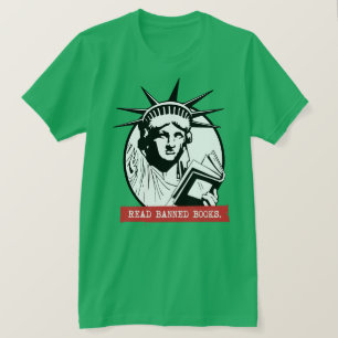 Lady Liberty las verbotene Bücher T-Shirt