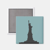 Lady Liberty Magnet (Vorderseite/Rückseite)
