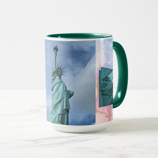 Lady Liberty Mug Tasse (VorderseiteRechts)