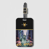 Lady Liberty New York City Greeting Gepäckanhänger (Vorderseite Vertikal)