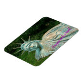Lady Liberty nimmt Break - Foto Magnet (Linke Seite)