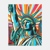 LADY LIBERTY-NYC GROOVE 4 FLEECEDECKE (Vorderseite)