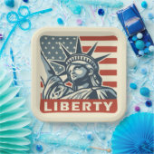 Lady Liberty Pappteller (Party)