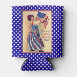 Lady Liberty Patriotic Flag US Flagge Dosenkühler