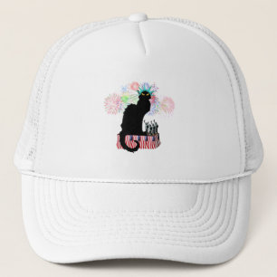 Lady Liberty - Patriotic Le Chat Noir Truckerkappe