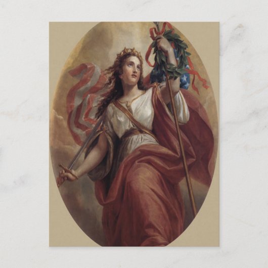 Lady Liberty Postcard Postkarte (Vorderseite)