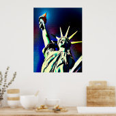 Lady Liberty Poster (Küche)
