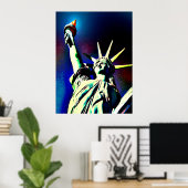 Lady Liberty Poster (Heimbüro)