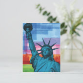 Lady Liberty Postkarte (Stehend Vorderseite)