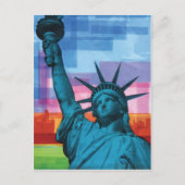 Lady Liberty Postkarte (Vorderseite)