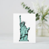 Lady Liberty Postkarte (Stehend Vorderseite)